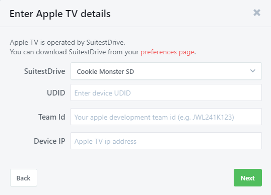 Apple TV device details
