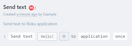 Send text to application