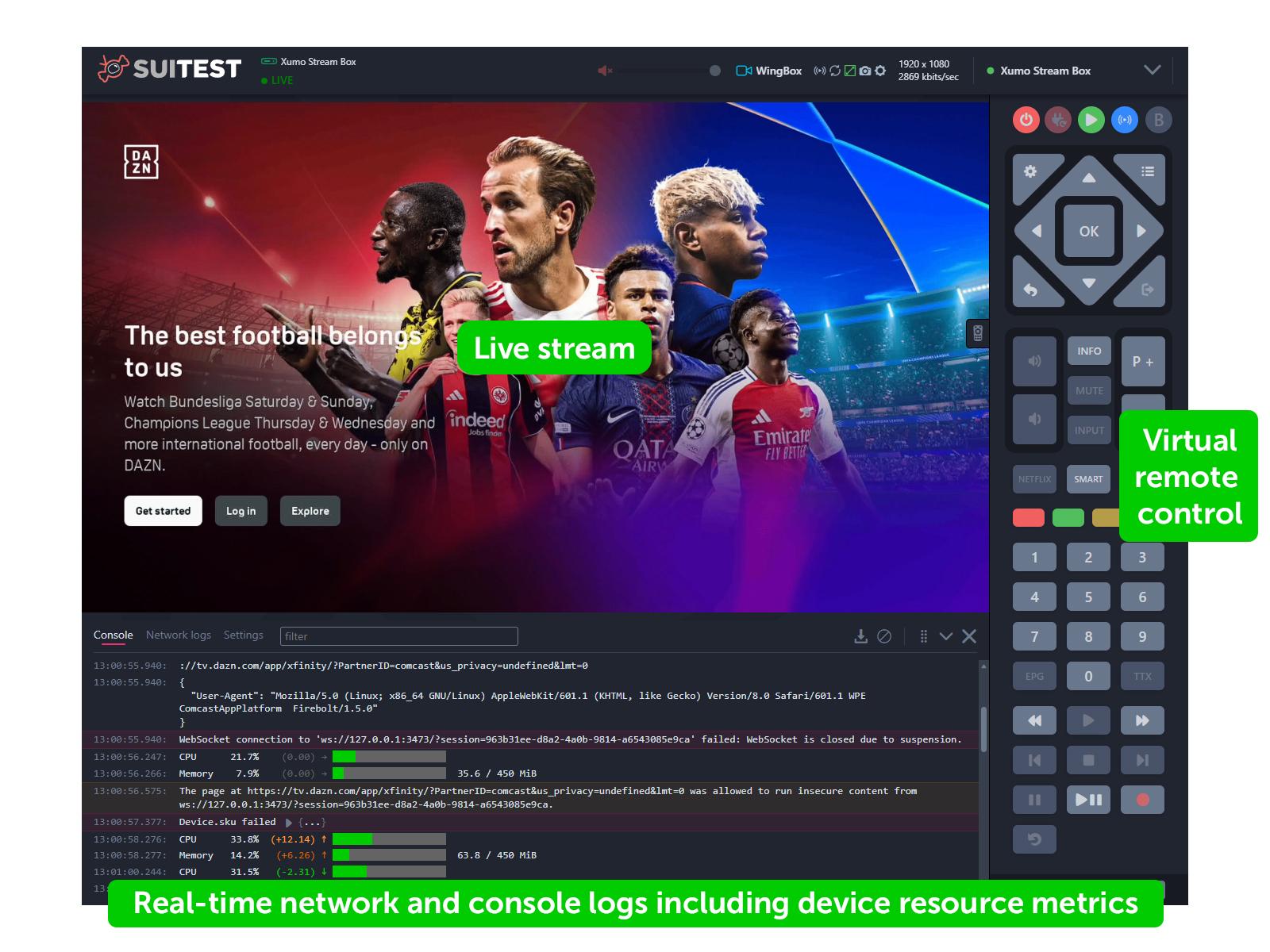 Video playback validation on real streaming devices